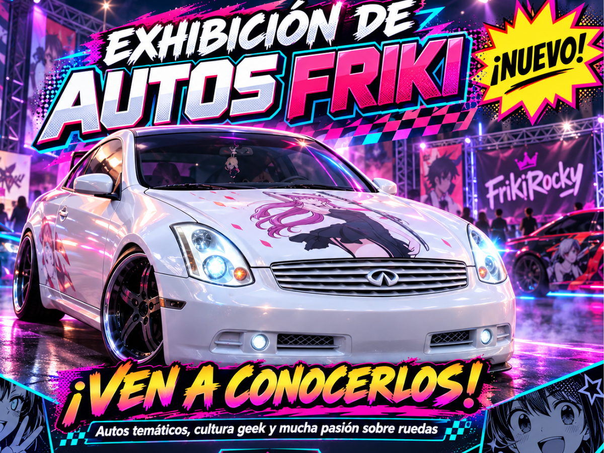 Exhibición de Autos Friki en FrikiRocky